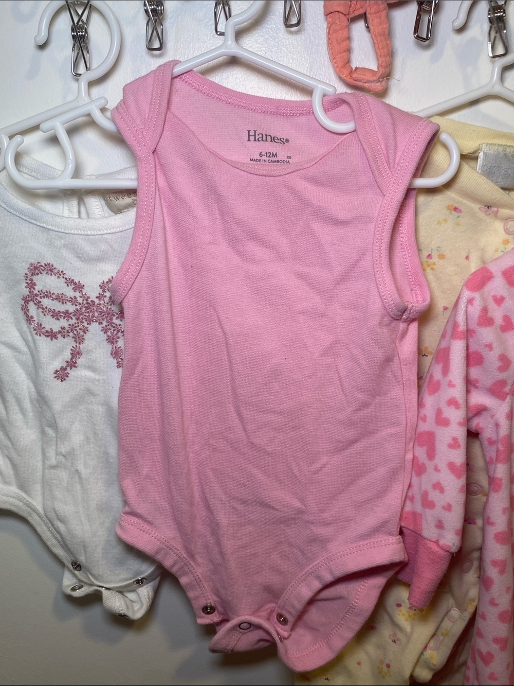 Carter's & Just One You Sleepers, and Between Baby and Hanes Onesie - Picture 3 of 7